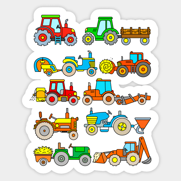 Tractors Sticker by samshirts